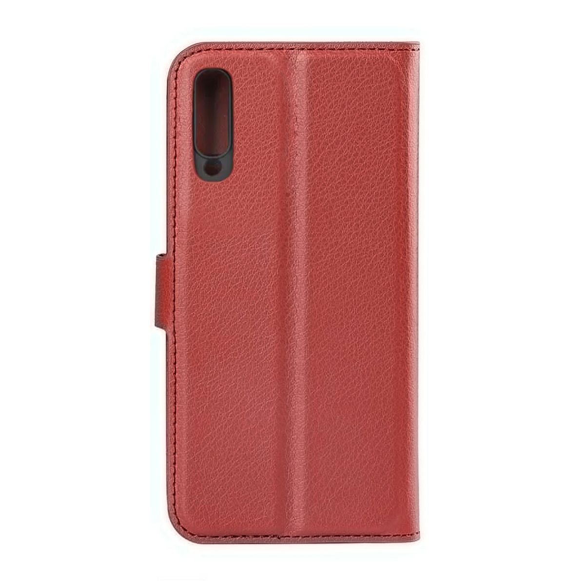 Samsung Galaxy A50s Plånboksfodral med Stativ - Brun image 3