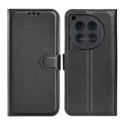 OnePlus 12 5G Plånboksfodral med Stativ - Svart image 1
