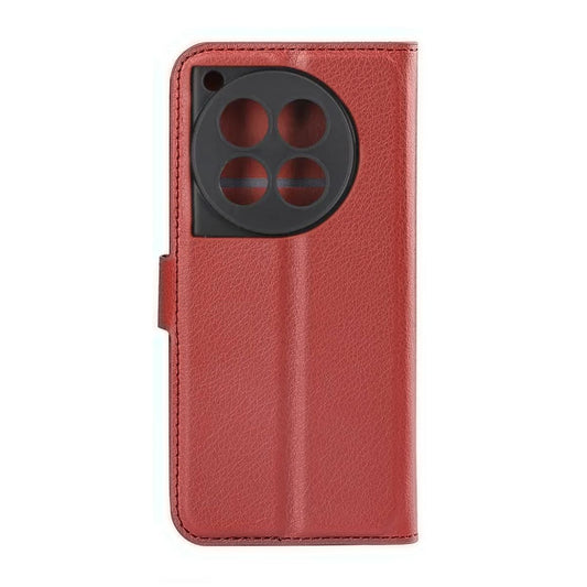 OnePlus 12 5G Plånboksfodral med Stativ - Brun image 3