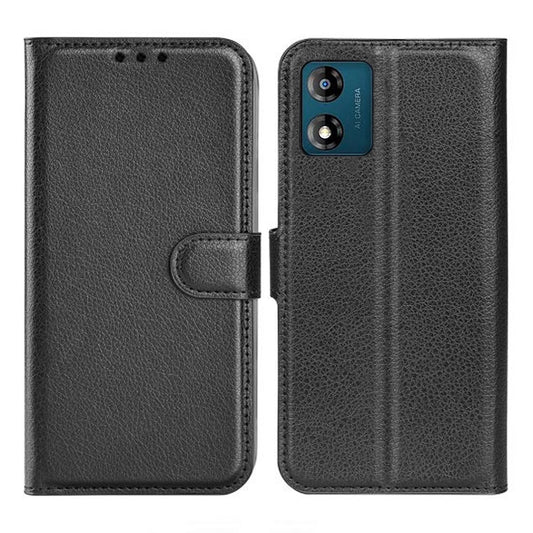 Motorola Moto E13 Plånboksfodral med Stativ - Svart image 1