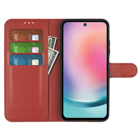 Motorola Moto G23 Plånboksfodral med Stativ - Brun image 2