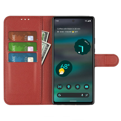 Google Pixel 7A Plånboksfodral med Stativ - Brun image 2