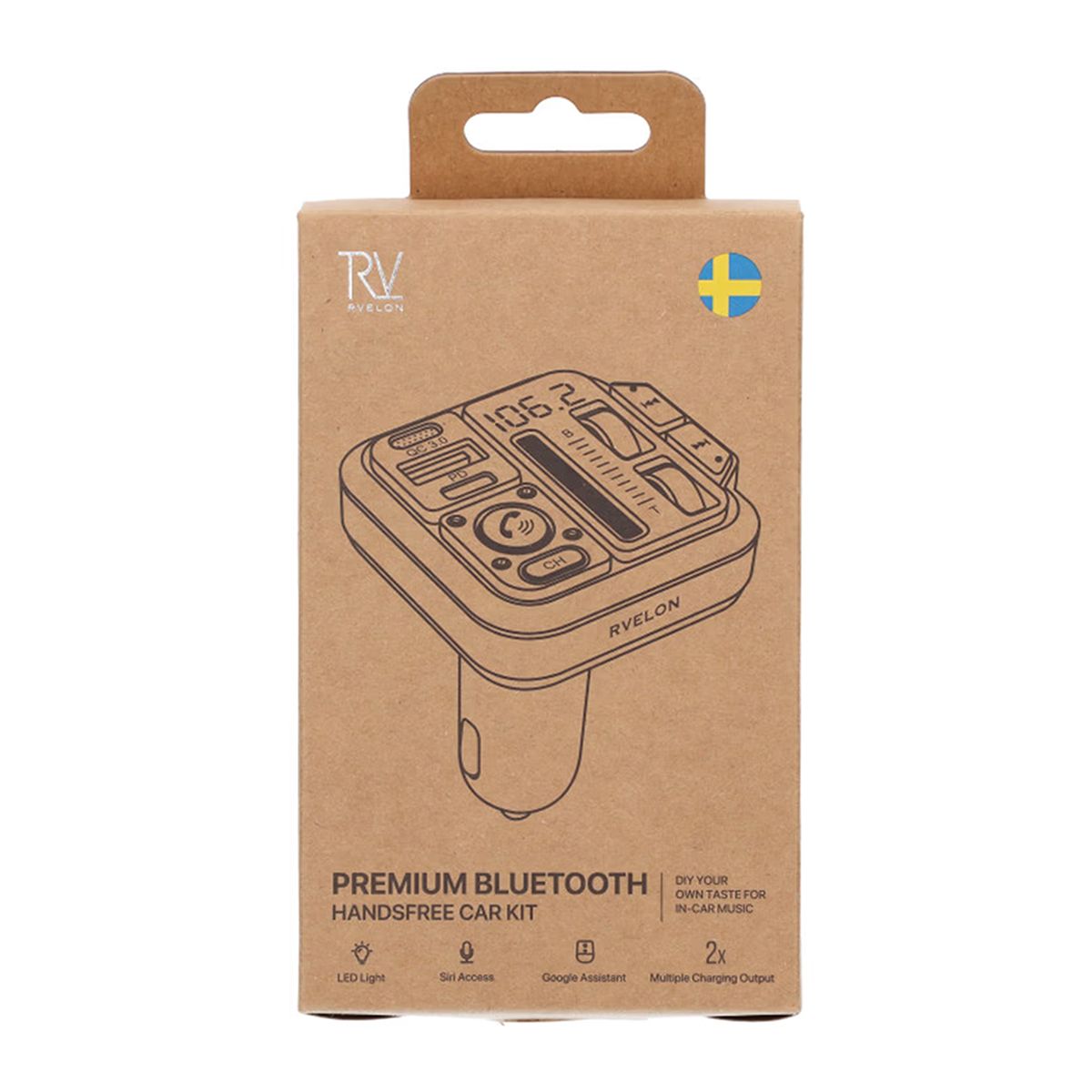 Rvelon Bluetooth FM Sändare MT04B image 4