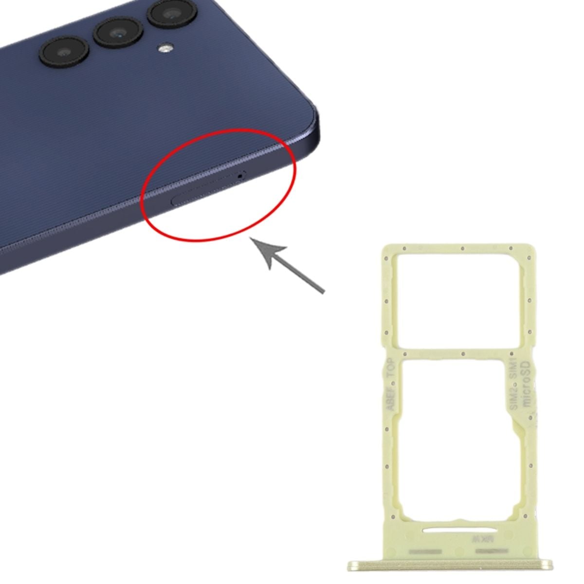 Samsung Galaxy A25 Simkortshållare - Grön image 4