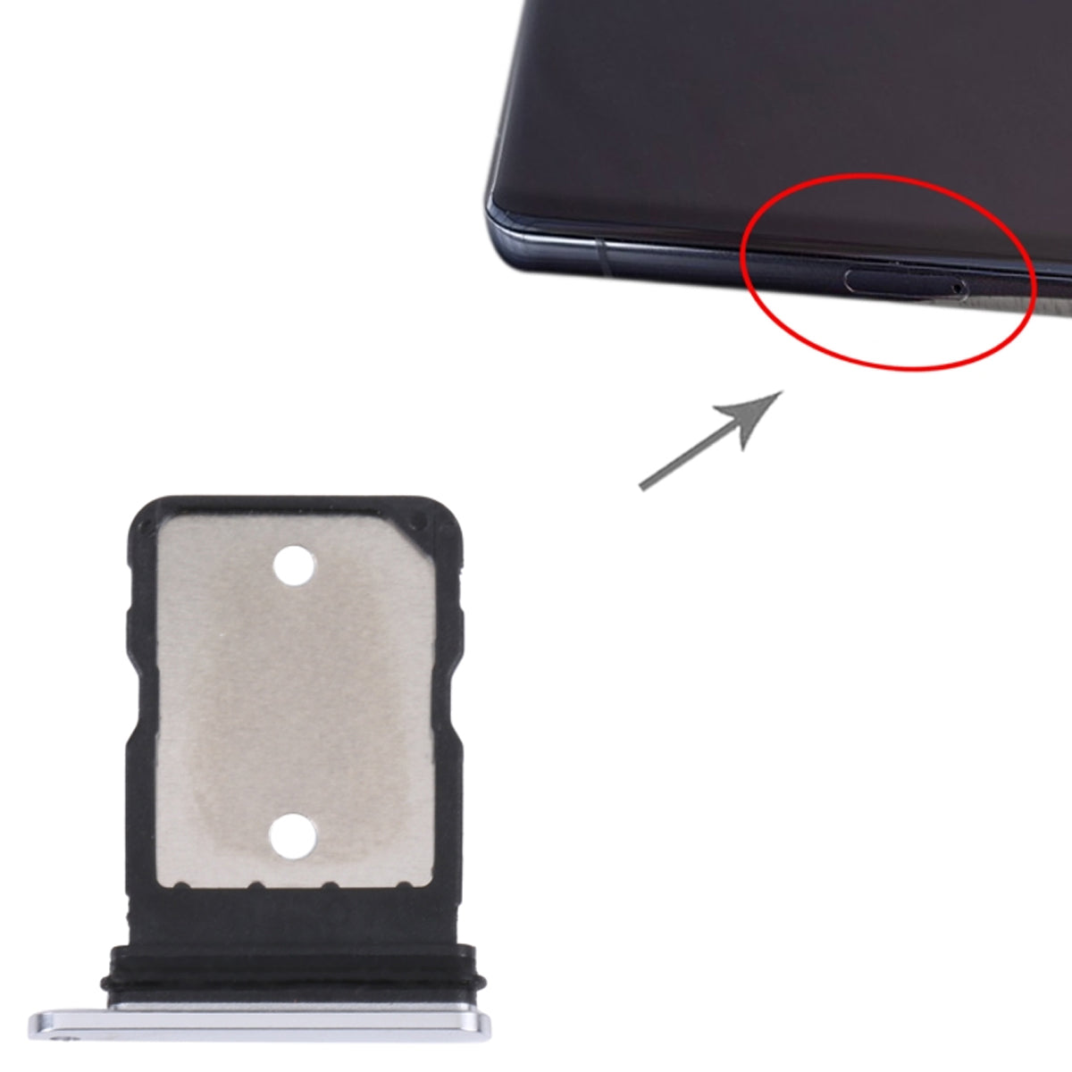 Google Pixel 7 Simkortshållare - Silver image 4
