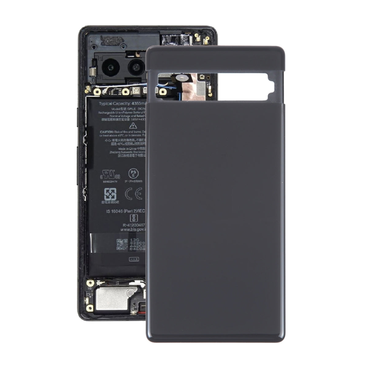 Google Pixel 7A Baksida - Svart image 1