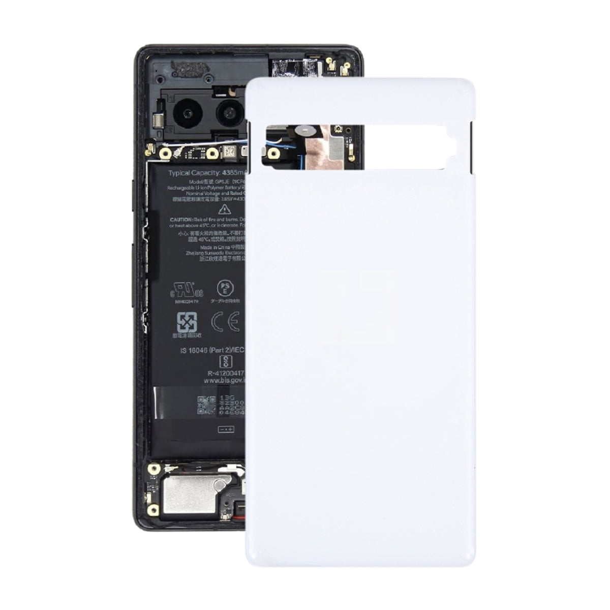 Google Pixel 7A Baksida - Vit image 1