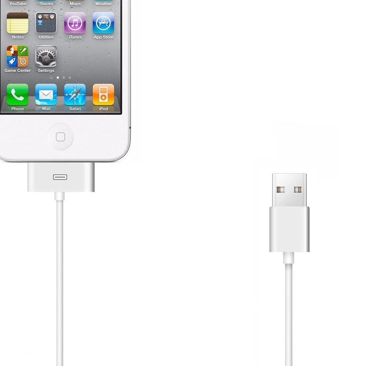 Laddare iPhone & iPad USB 30-pin MFI image 2