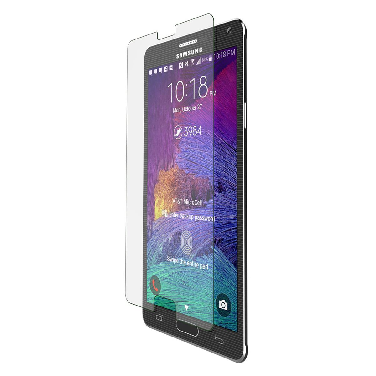 Skärmskydd Samsung Note 4 - Härdat Japan Glas image 1