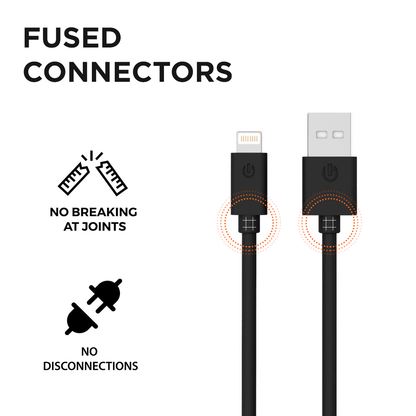 G-SP Laddkabel iPhone/iPad/Airpods MFi 3 meter - Svart image 4
