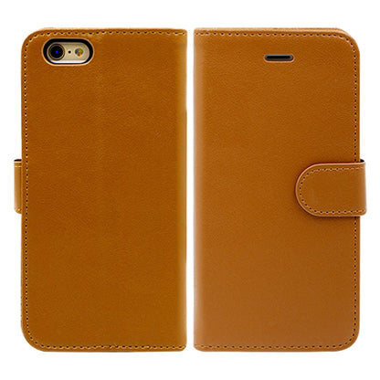 iPhone 6 och iPhone 6S Plånboksfodral Läder med Stativ - Brun image 1