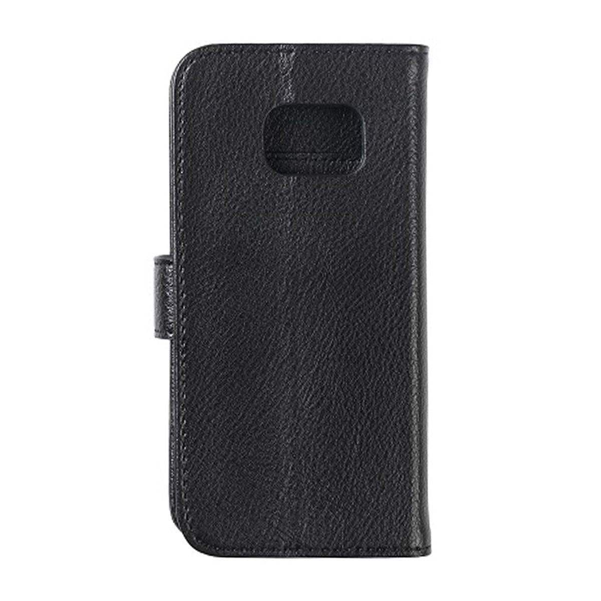 Samsung S7 Edge Plånboksfodral Läder med Stativ - Svart image 6