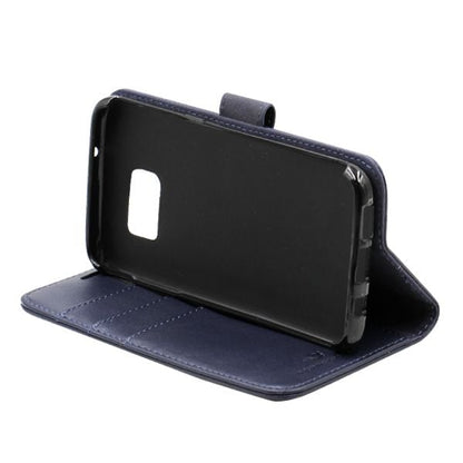 Samsung S7 Edge Plånboksfodral Läder med Stativ - Blå image 3