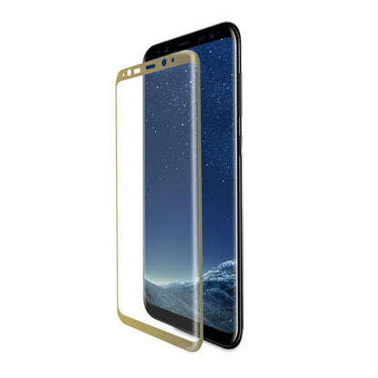 Skärmskydd Samsung S8 - Härdat Japan Glas (Guld) image 1