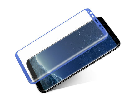 Skärmskydd Samsung S8 - Härdat Japan Glas (Blå) image 3