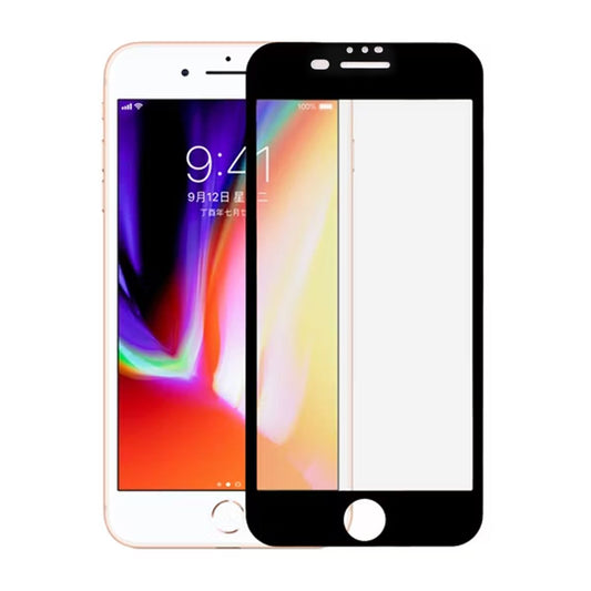 Skärmskydd iPhone 7/8 Plus - 3D Härdat Glas Svart (bulk) image 1