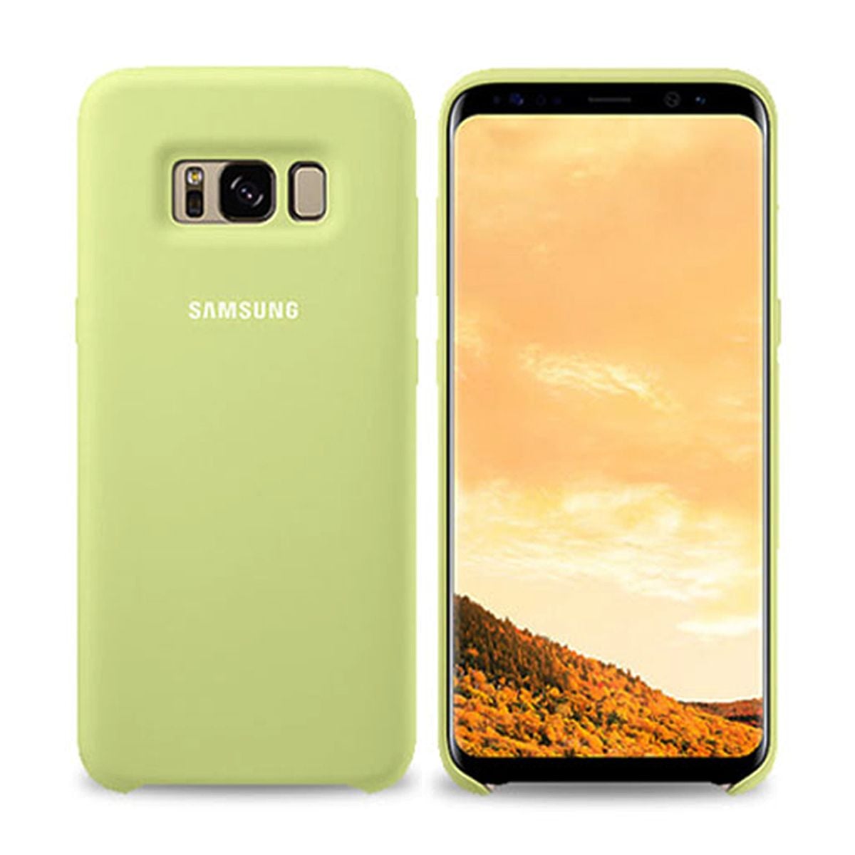Mobilskal Silikon Samsung Galaxy S8 Plus - Mintgrön image 1