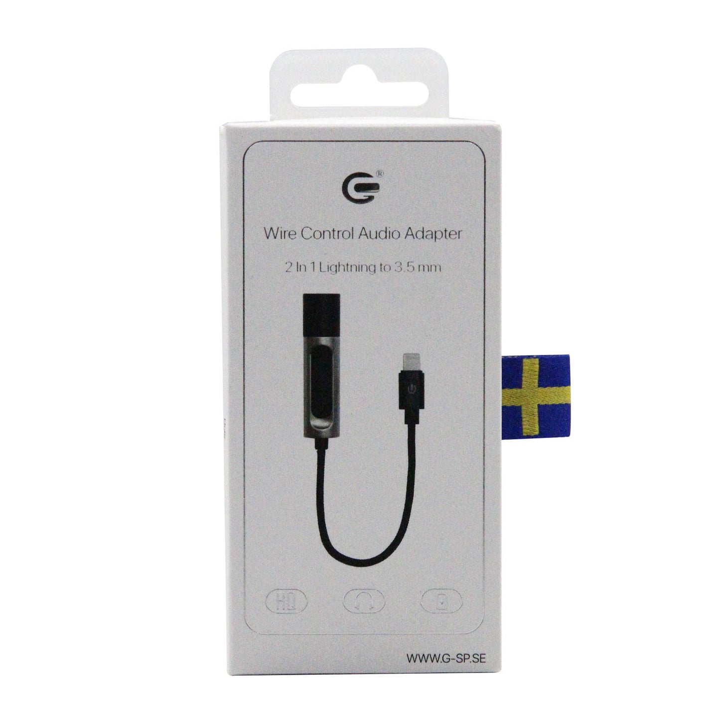 Lightning till 3,5mm Adapter med Ljudkontroll image 8