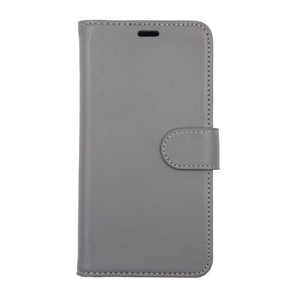 iPhone X och iPhone XS Plånboksfodral Läder med Stativ - Grå image 1