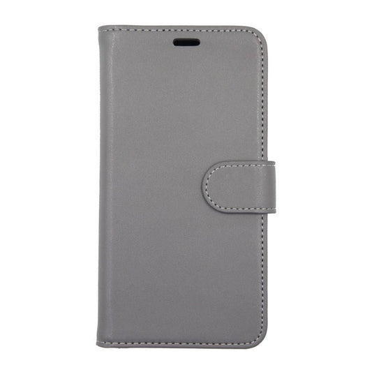 iPhone X och iPhone XS Plånboksfodral Läder med Stativ - Grå image 1
