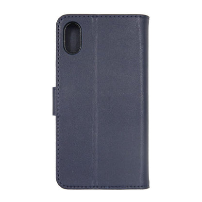 iPhone X/XS Plånboksfodral Läder med Stativ - Blå image 2