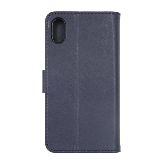 iPhone X/XS Plånboksfodral Läder med Stativ - Blå image 2