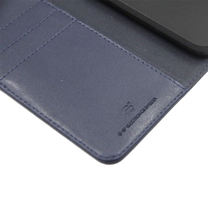 iPhone X/XS Plånboksfodral Läder med Stativ - Blå image 5
