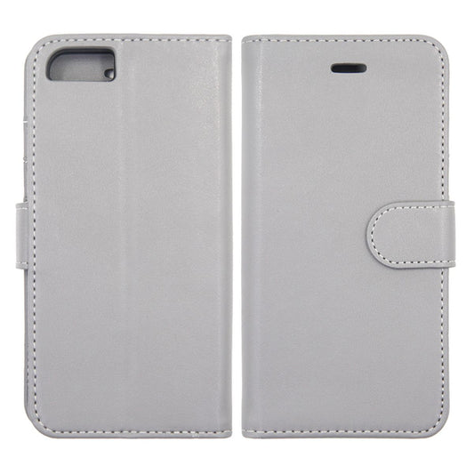 iPhone 6/6S Plånboksfodral Magnet Läder med Stativ - Grå image 1