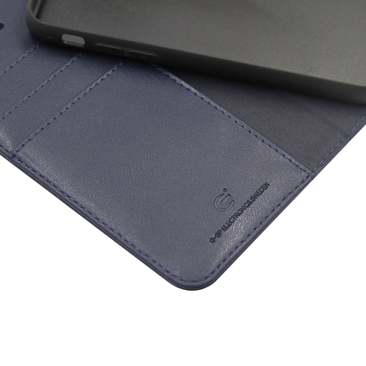 iPhone 6/6S Plånboksfodral Magnet Läder med Stativ - Mörkblå image 4