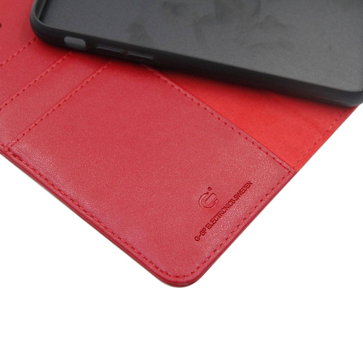 iPhone 6/6S Plånboksfodral Magnet Läder med Stativ - Röd image 4