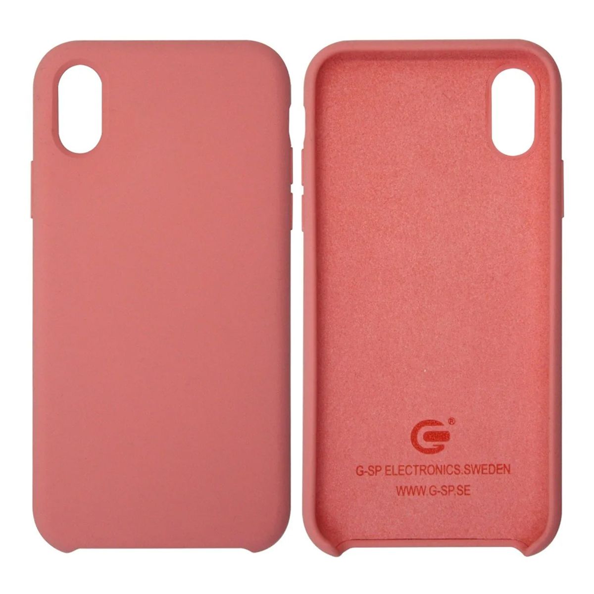 Mobilskal Silikon iPhone X/XS - Rosa image 1
