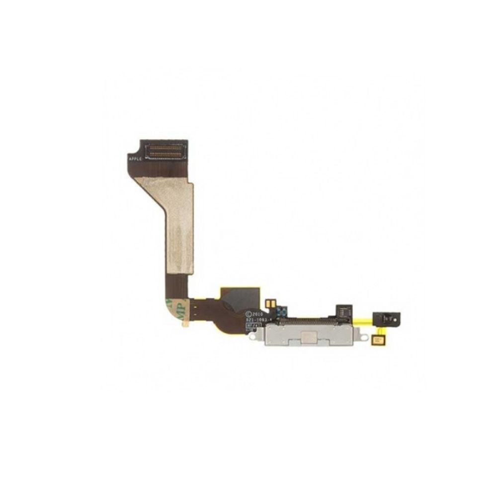iPhone 4 Laddkontakt Flexkabel - Vit image 1
