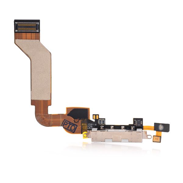 iPhone 4S Laddkontakt Flexkabel - Vit image 1