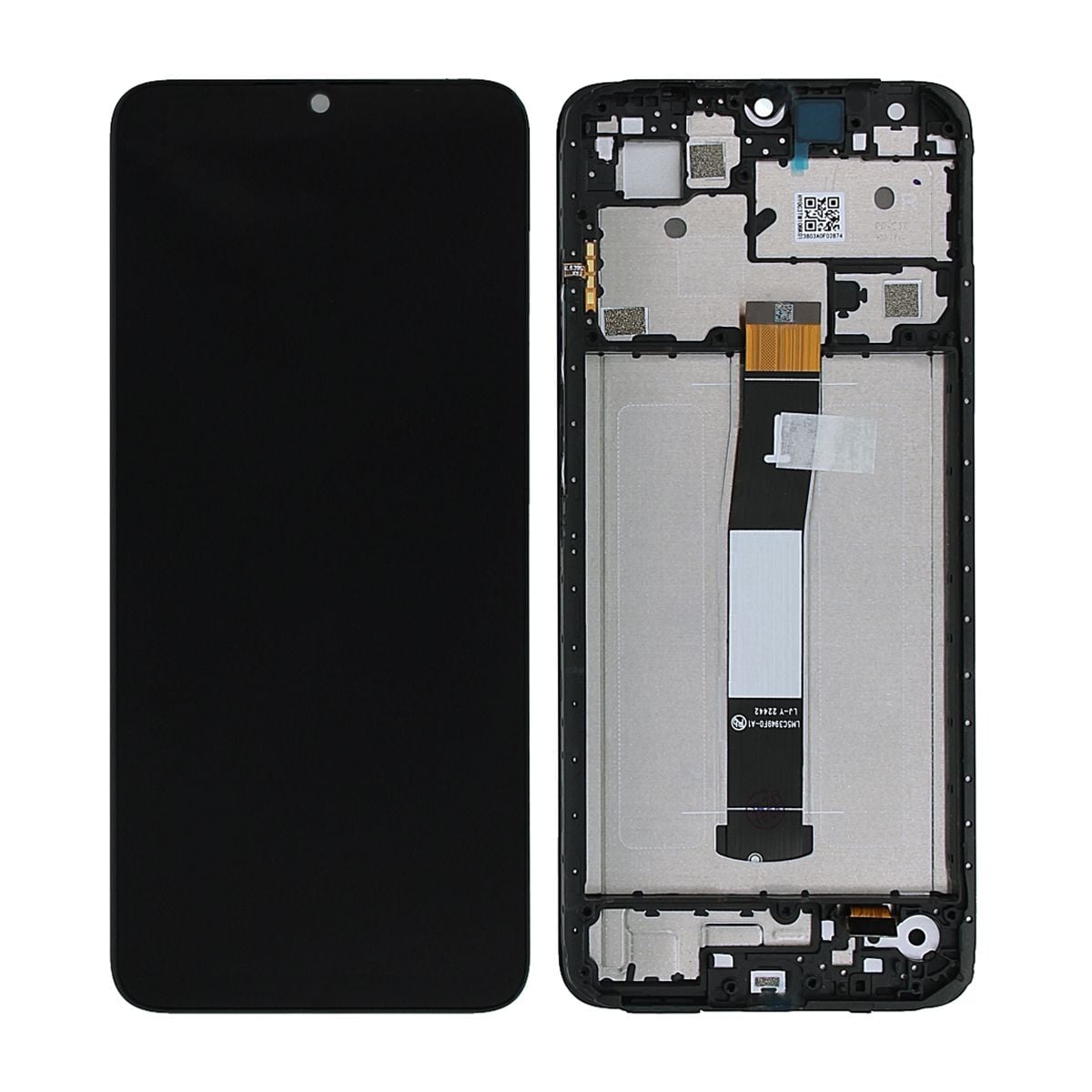 Xiaomi Redmi 12C Skärm med LCD Display Original - Svart image 1