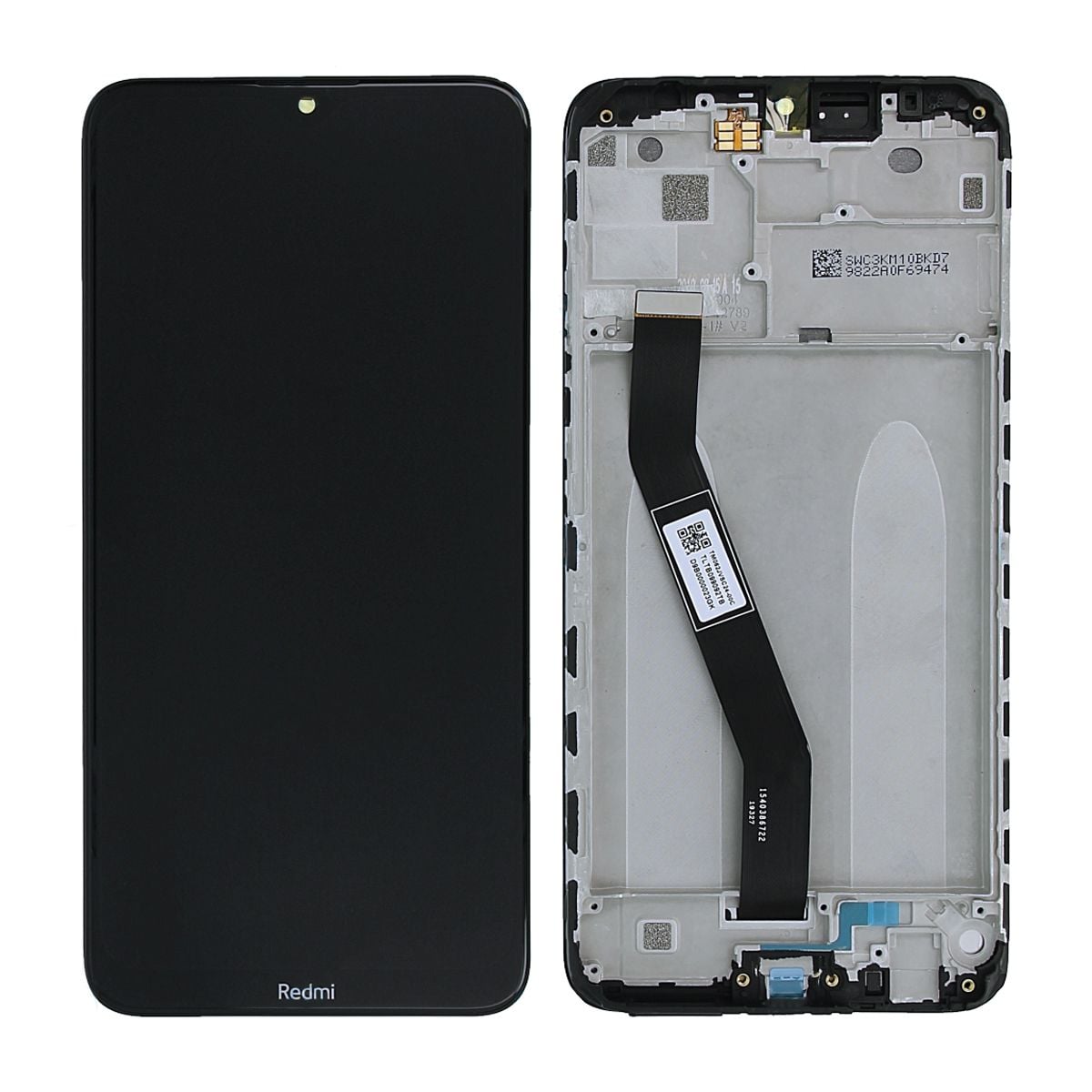 Xiaomi Redmi 8A Skärm med LCD Display Original - Svart image 1