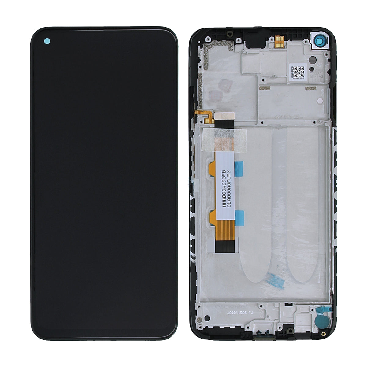 Xiaomi Redmi Note 9T Skärm med LCD Display Original - Svart image 1