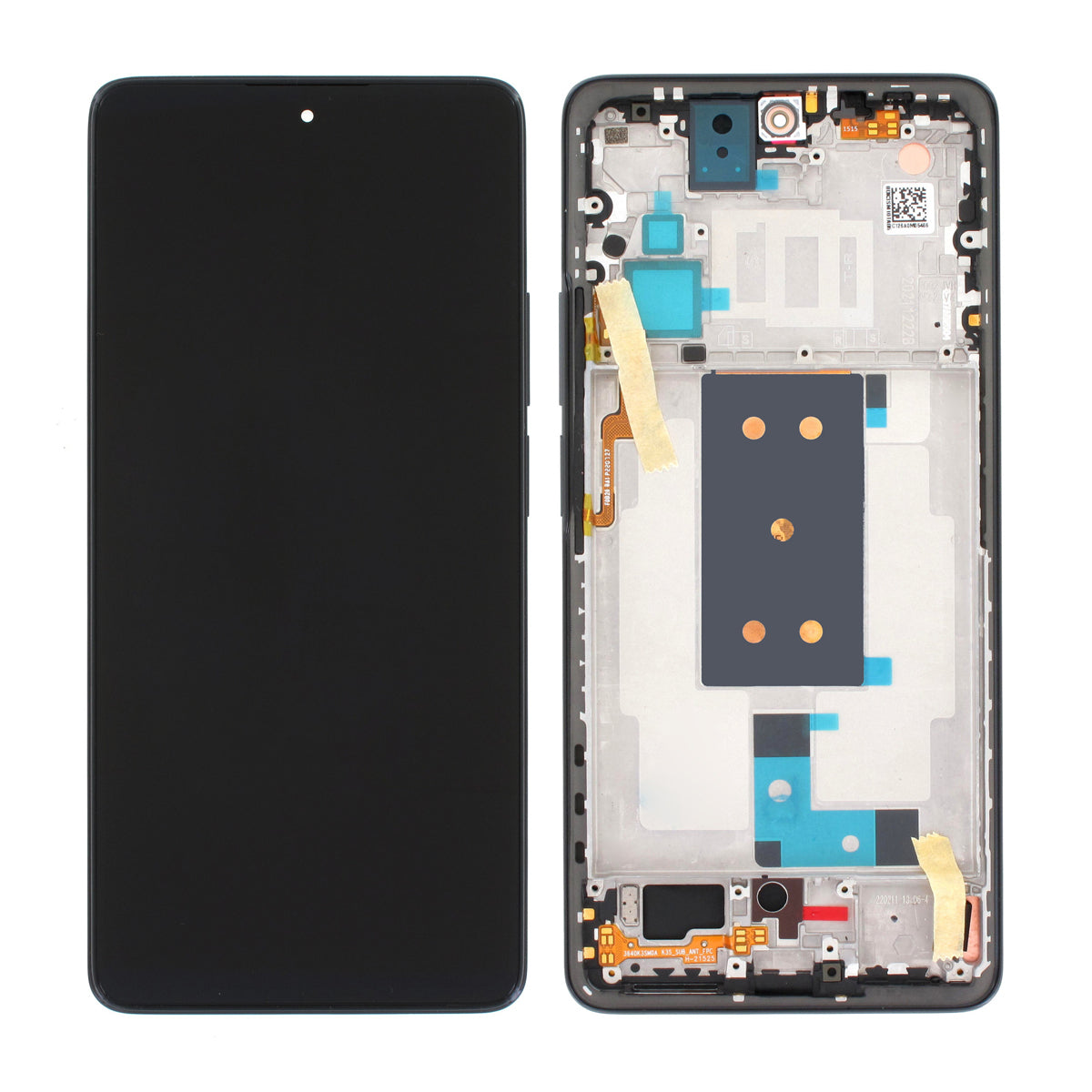 Xiaomi 11T Pro Skärm med LCD Display Original - Grå image 1
