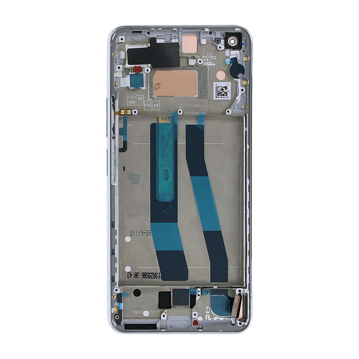 Xiaomi 11 Lite 5G NE / Mi 11 Lite 4G/5G (2021) Skärm med LCD Display Original - Vit image 3