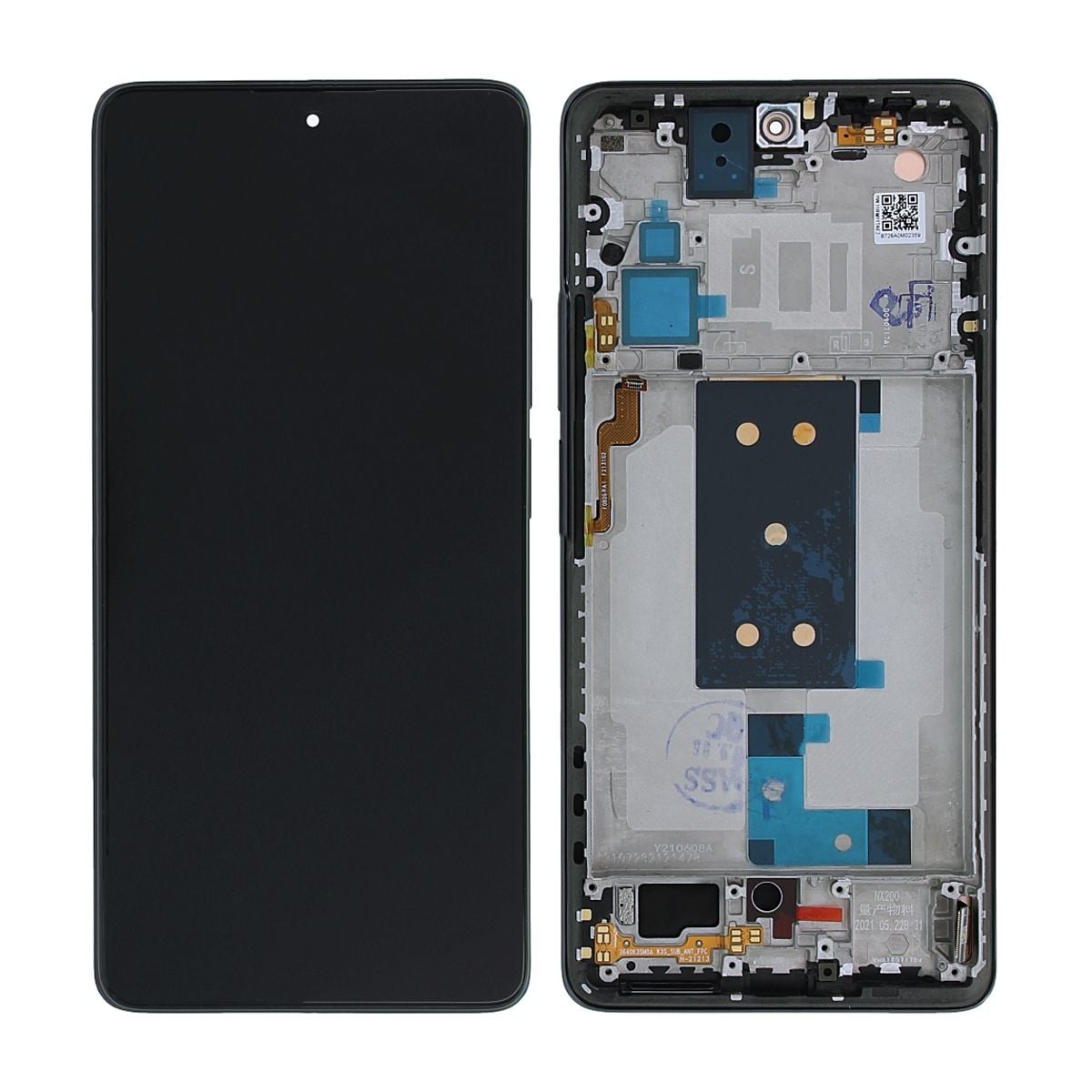 Xiaomi 11T / 11T Pro (2021) Skärm med LCD Display Original - Grå image 1