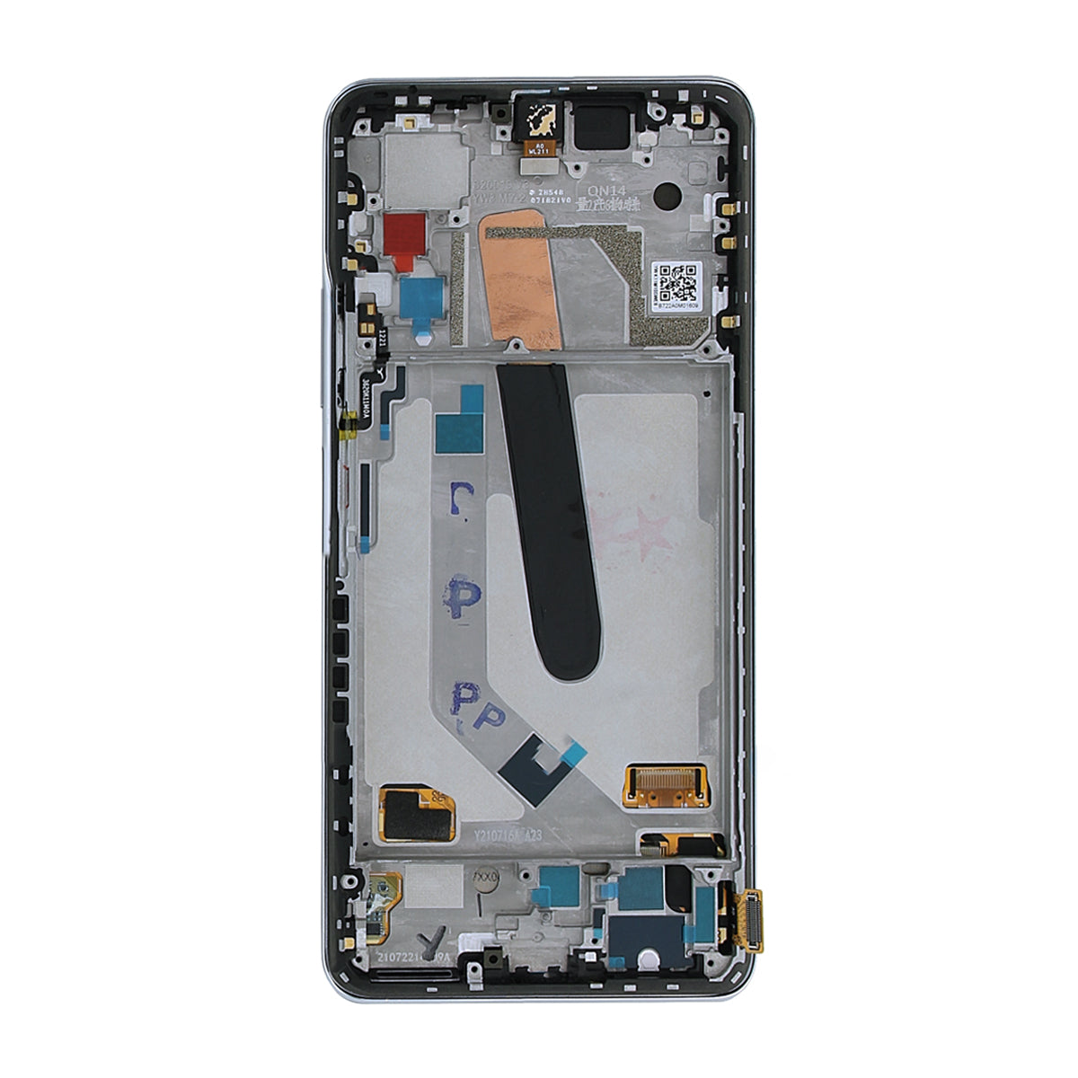 Xiaomi POCO F3 (2021) Skärm med LCD Display Original - Vit image 3