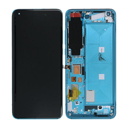 Xiaomi Mi 10/Mi 10 5G Display med LCD Skärm Original (FLEX VERSION S) - Korall Grön image 1