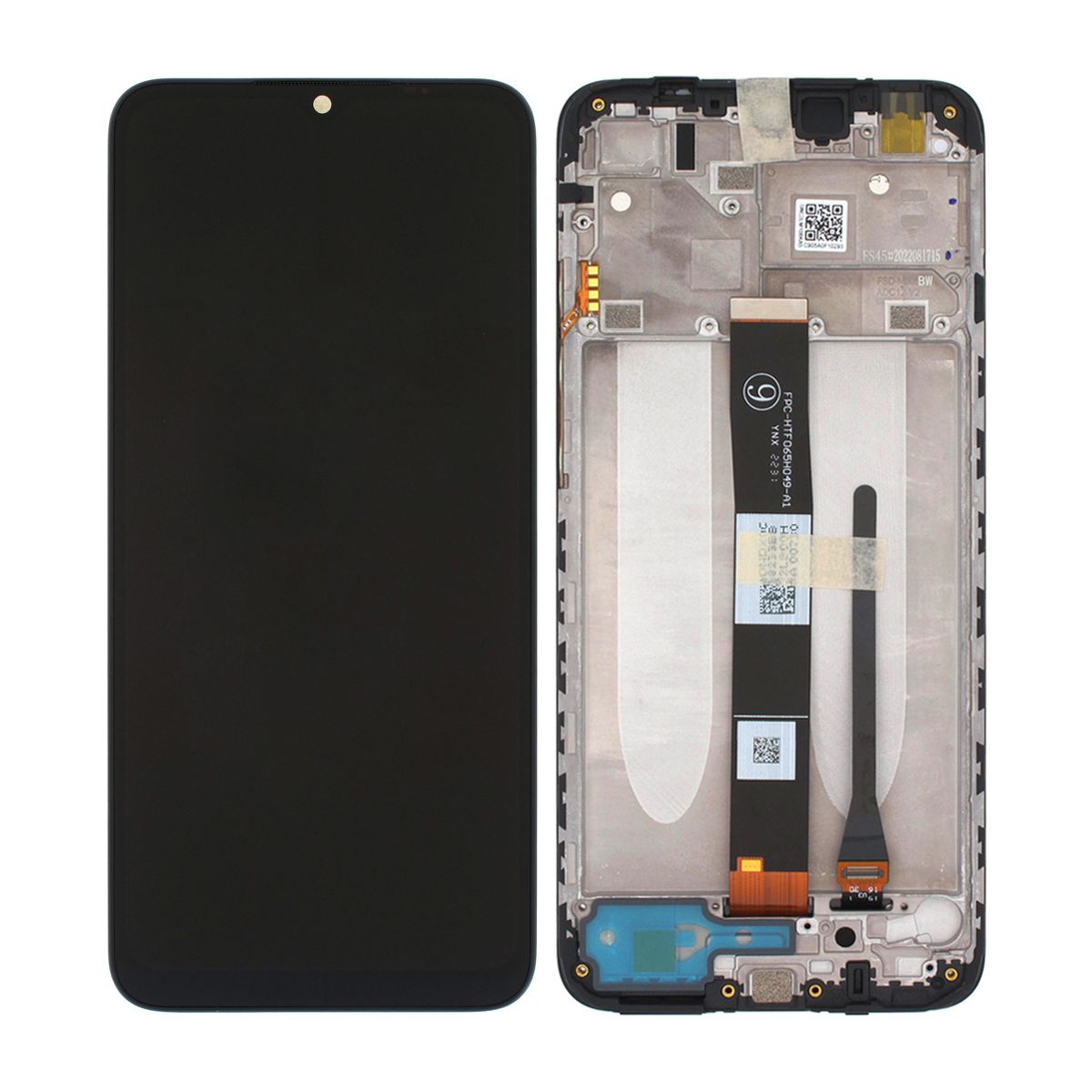 Xiaomi Redmi 9A/9C Display med LCD Skärm - Svart image 1
