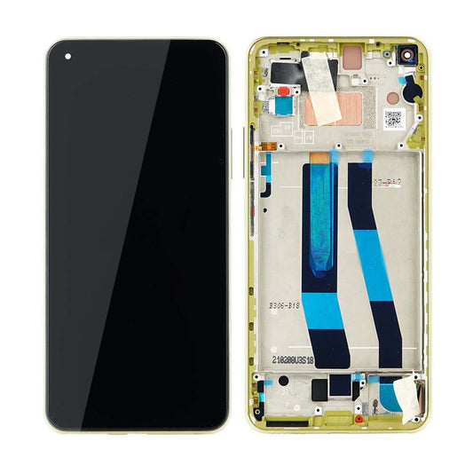 Xiaomi Mi 11 Lite 5G - LCD Display + Touch Screen + Frame - Citrus Yellow (Service Pack) image 1