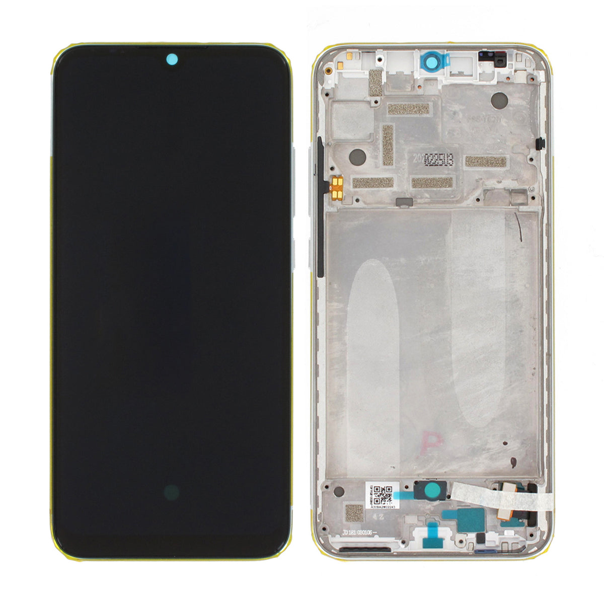 Xiaomi Mi A3 (2019) Skärm med LCD Display Original Skärm med LCD Display Original - Vit image 1