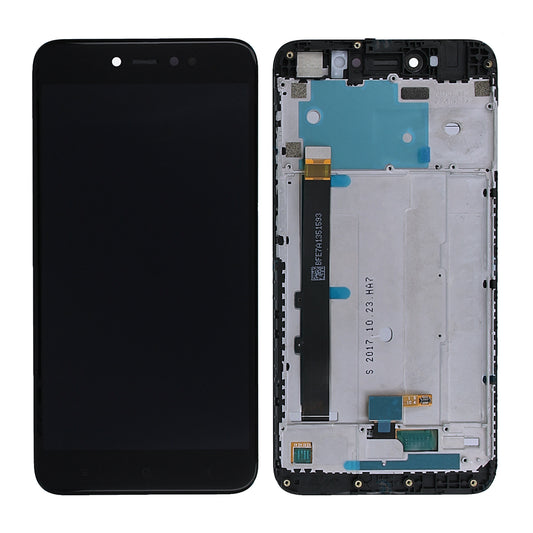 Xiaomi Redmi Note 5A Skärm med LCD Display Original - Svart image 1