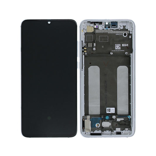 Xiaomi Mi 9 Lite Skärm Original Service Paket - Vit image 1