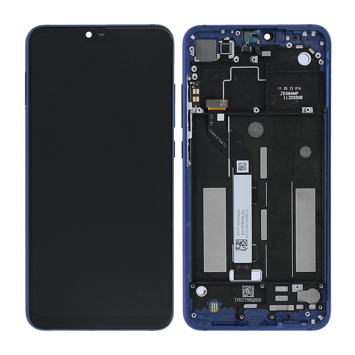 Xiaomi Mi 8 Lite, Mi 8X Display med LCD Skärm Original - Aurora Blå image 1