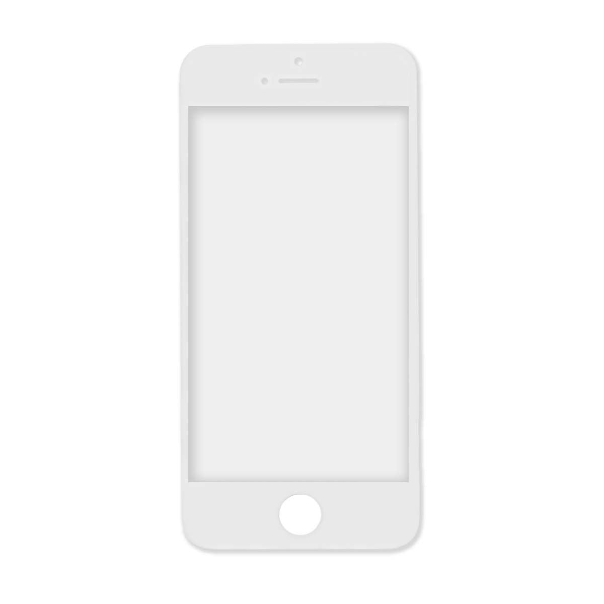 iPhone 5 Glasskärm med OCA-film - Vit image 1