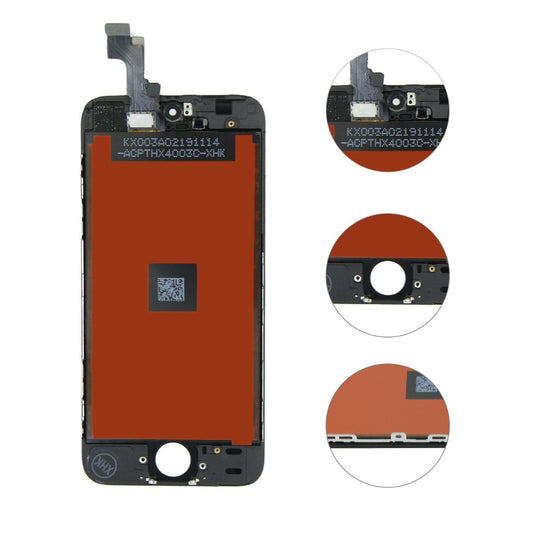 iPhone 5S/SE LCD Skärm AAA Premium - Svart image 3