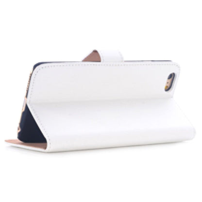 Flip Stand Leather Case For iPhone 6 Plus/6S Plus White